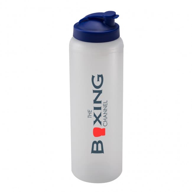 Custom Printed Sports Bottle 1L Clear