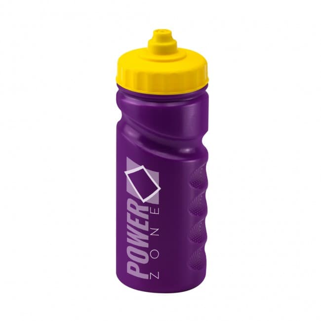 Custom Printed Finger Grip 500ml Purple