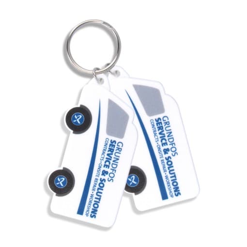 Branded Van Shaped  Keyring