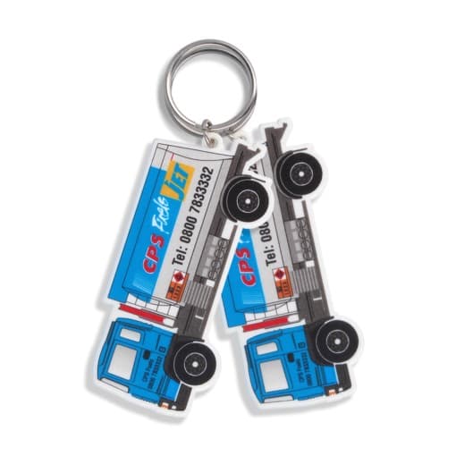 Branded Lorry Shaped  Keyring