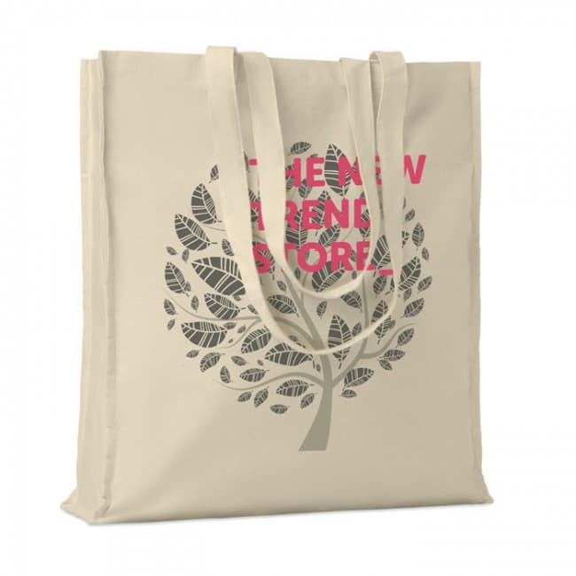 Custom Printed Cotton Shopping Bag 140gr/m²