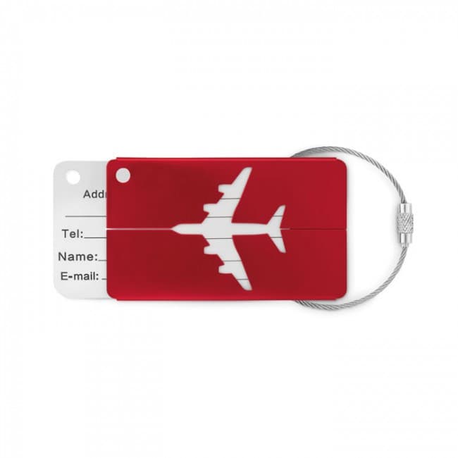 Custom Printed Aluminium Luggage Tag