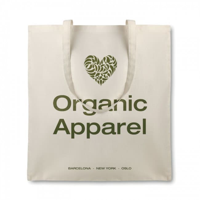 Custom Printed Organic Cotton Bag 105gr/m²