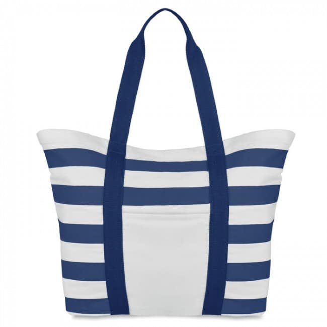 Custom Printed Beach bag striped - Image 1