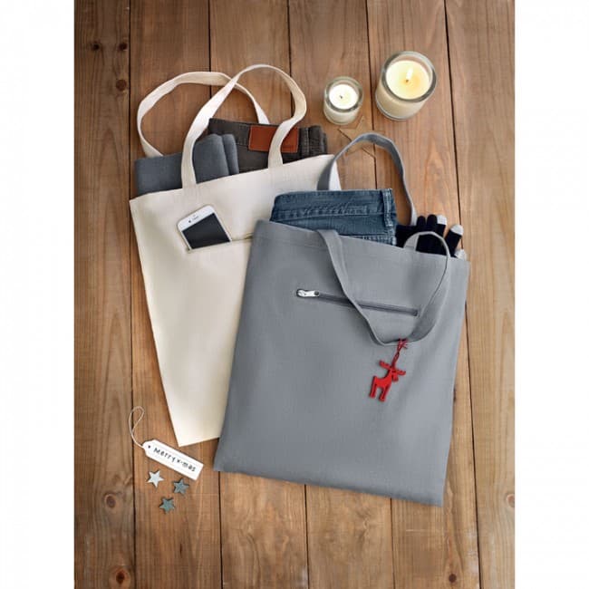 Custom Printed Shopping bag in canvas - Image 3