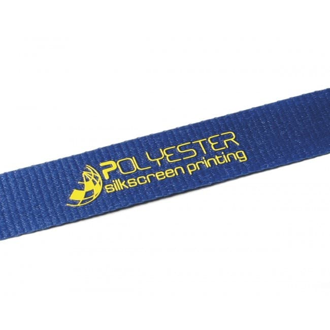 Custom Printed 20mm Flat Polyester Lanyard