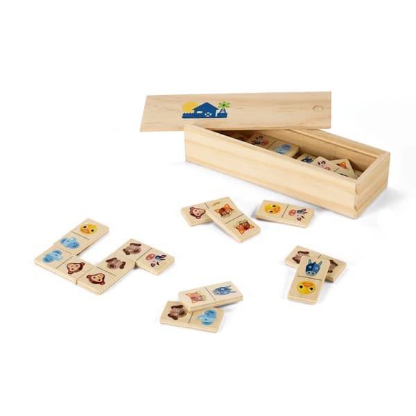 Custom Printed Wooden Dominoes Game