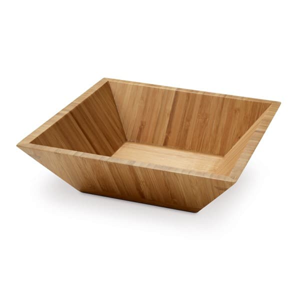 Branded Square Bamboo Salad Bowl