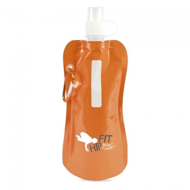 Branded Metallic fold up bottle - Image 1