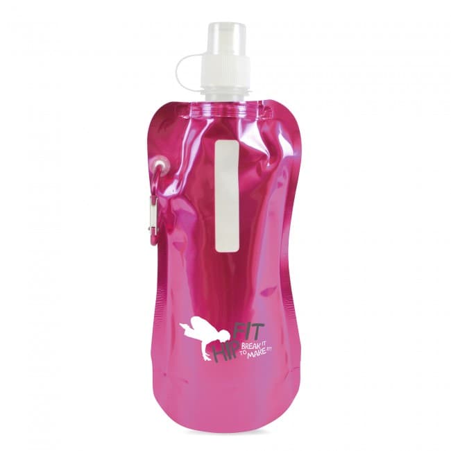 Branded Metallic fold up bottle - Image 4