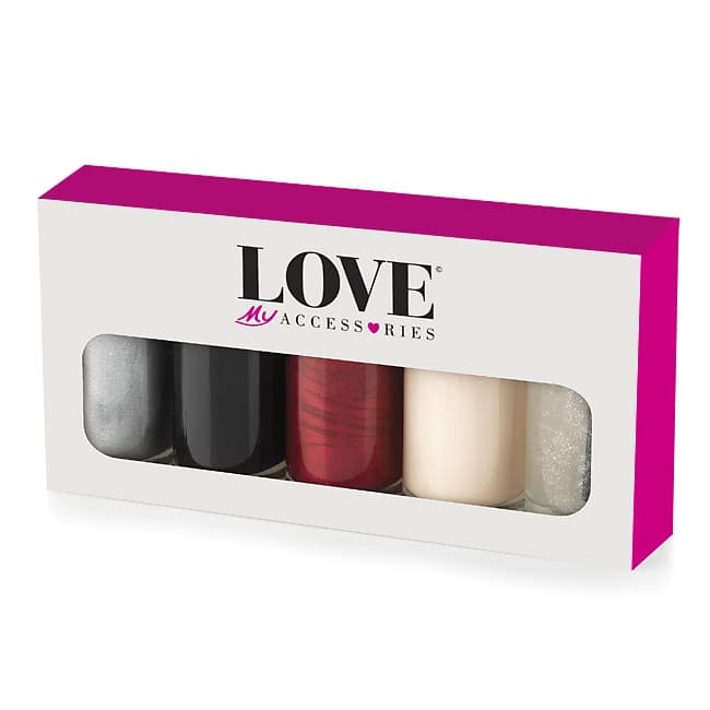 Branded 5pc Nail Polish Set in a Printed Box