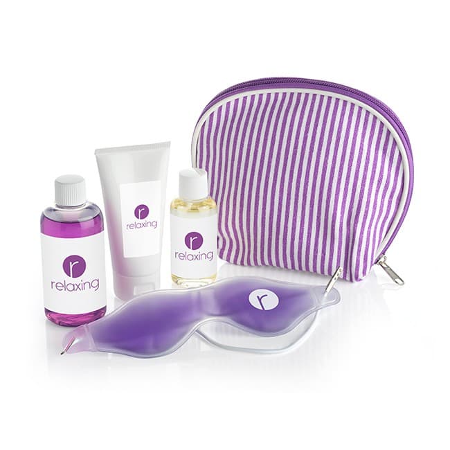 Custom Printed Lavender Relaxing Set in a Bag