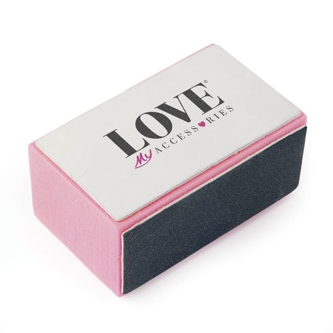 Branded Pink Nail Block/Buffer