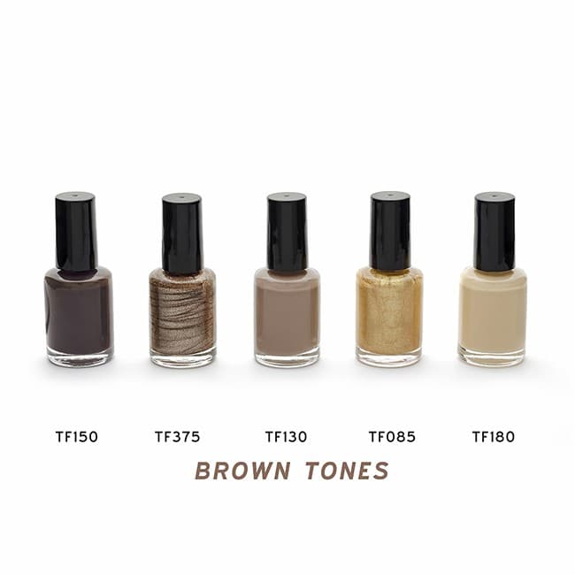 Branded Brown & Beige Nail Polish in a Bottle, 10ml