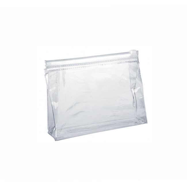 Custom Printed Clear EVA Slide Zippered Oblong Bag