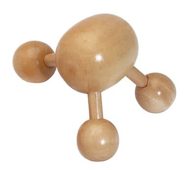 Branded Wooden Tripod Massager