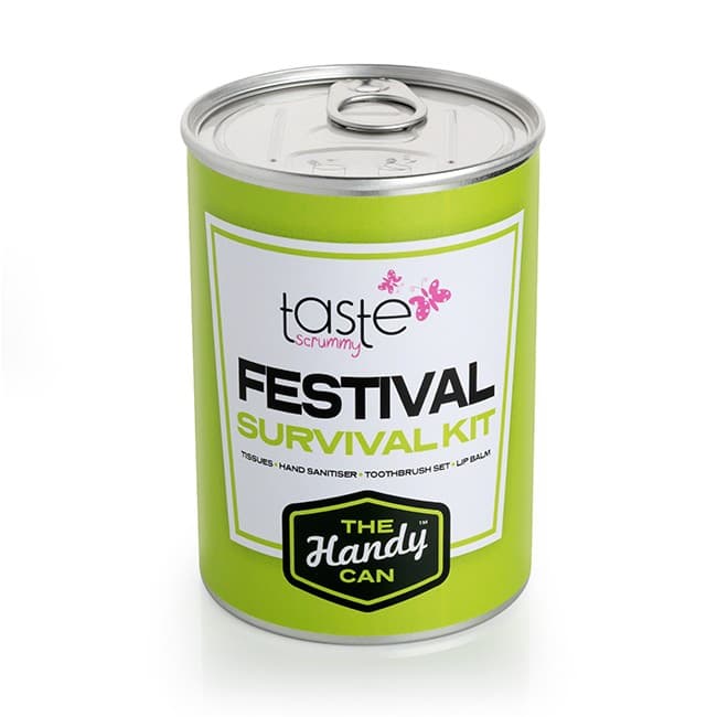 Custom Printed Festival Survival Handy Can Kit