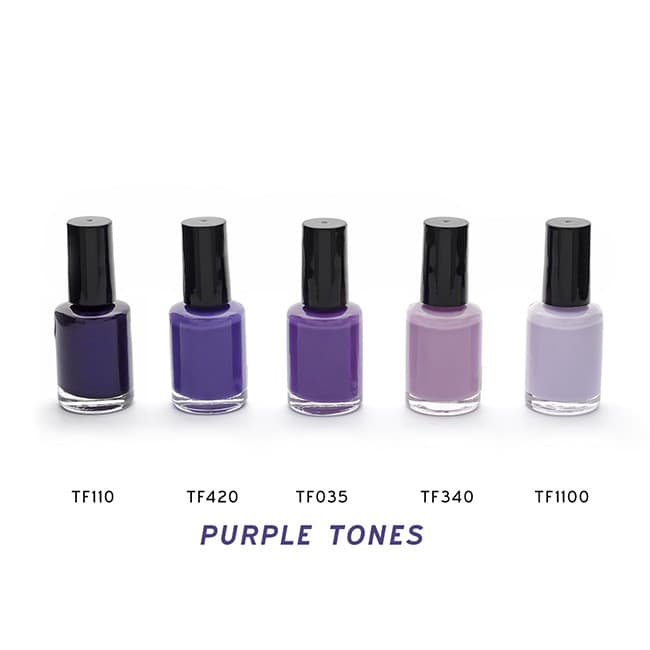 Branded Purple Nail Polish in a Bottle, 10ml