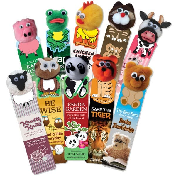 Branded Animal Logobug Bookmarks