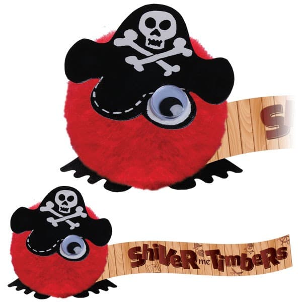 Custom Printed Pirate Logobug