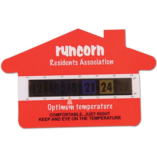 Custom Printed Small Temperature Gauge Cards - Image 2