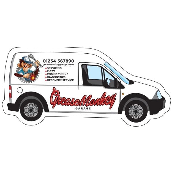 Custom Printed Connect Van Magnet