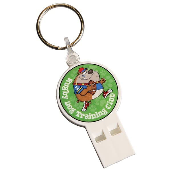 Custom Printed Whistle Keyring