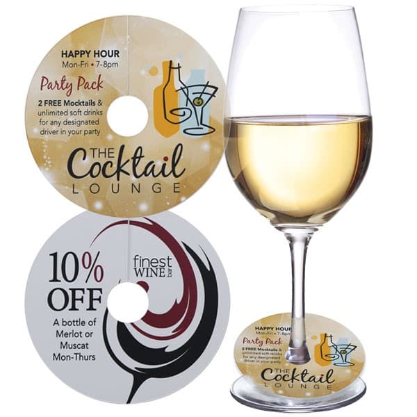 Custom Printed Wine Glass Marker