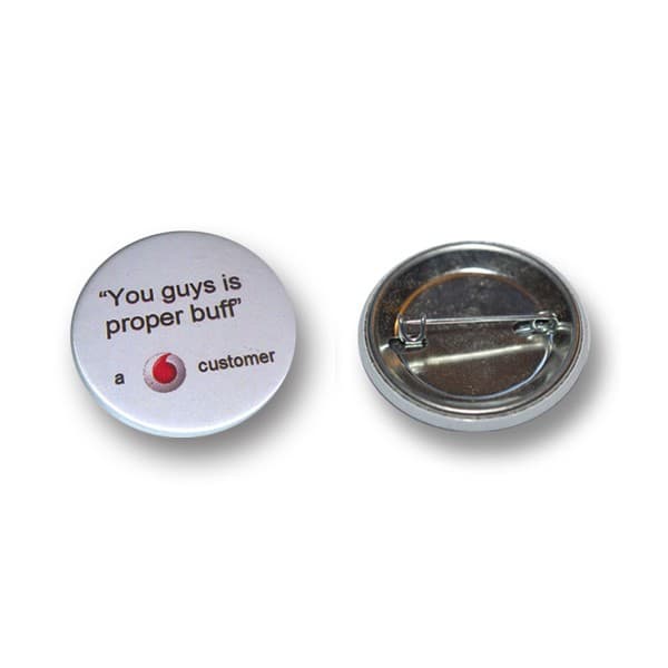 Custom Printed 32mm Button Badge