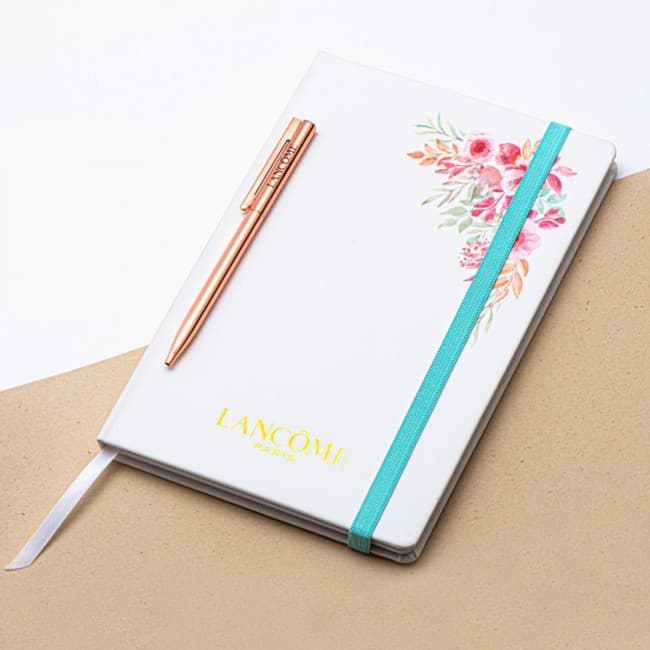 Custom Printed Medium Notebook PU Hard Cover - Image 2