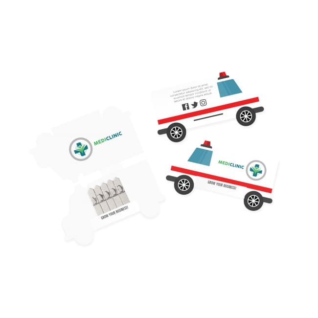 Custom Printed Ambulance Seedsticks