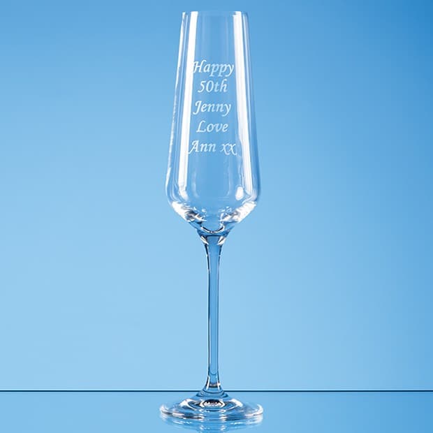 Custom Printed 180ml Infinity Champagne Flute