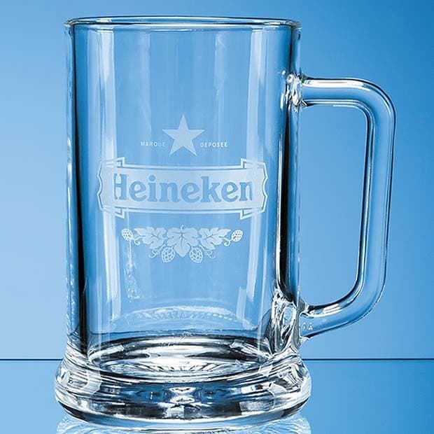 Branded 0.7ltr Straight Sided Beer Tankard