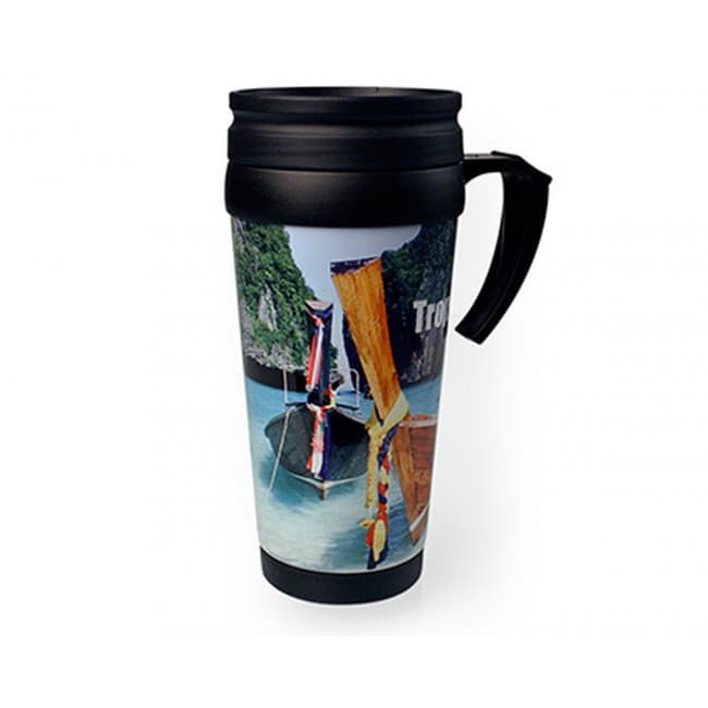 Custom Printed Malabar Photo Branded Travel Mug