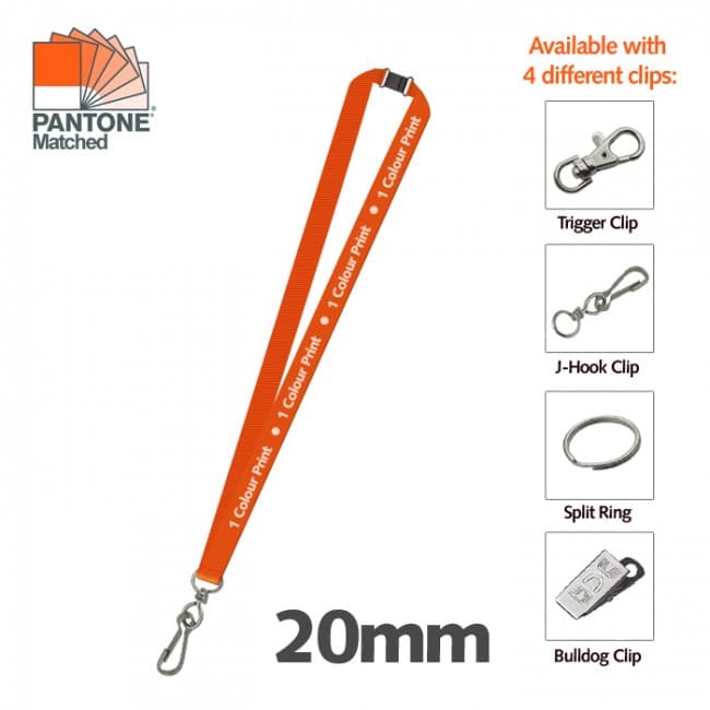 Branded 5 DAY EXPRESS - 20mm Lanyard - 1 Side