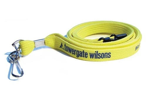 Custom Printed 10mm Tubular Polyester Lanyard - 2 Sides