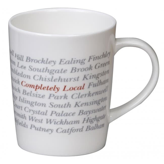 Custom Printed Metro Bone China Mug