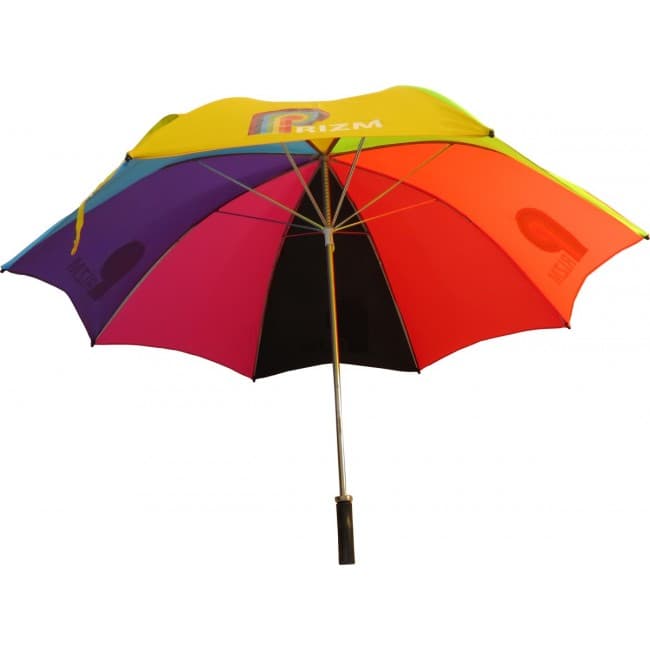 Custom Printed Bedford Silver Umbrella - Image 2