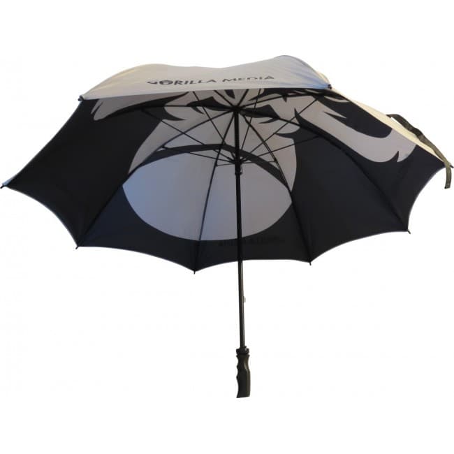 Custom Printed Fibrestorm Double Canopy Umbrella - Image 2