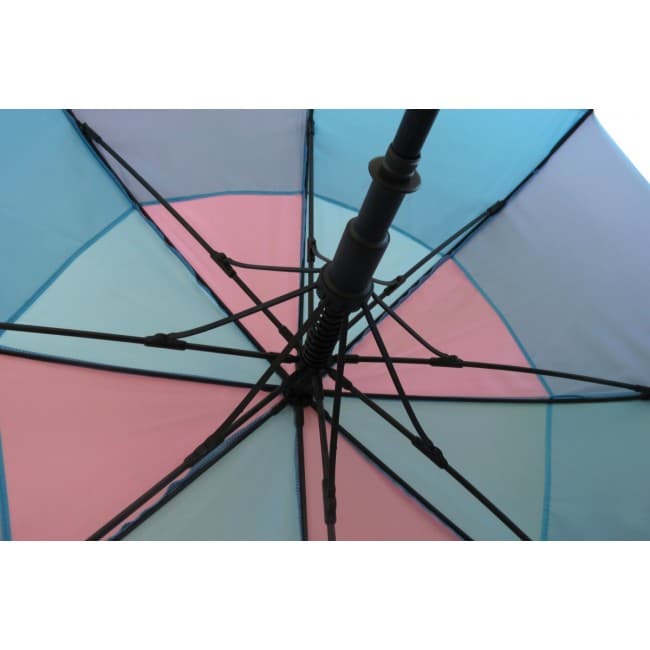 Custom Printed Fibrestorm Auto Vented Umbrella - Image 3