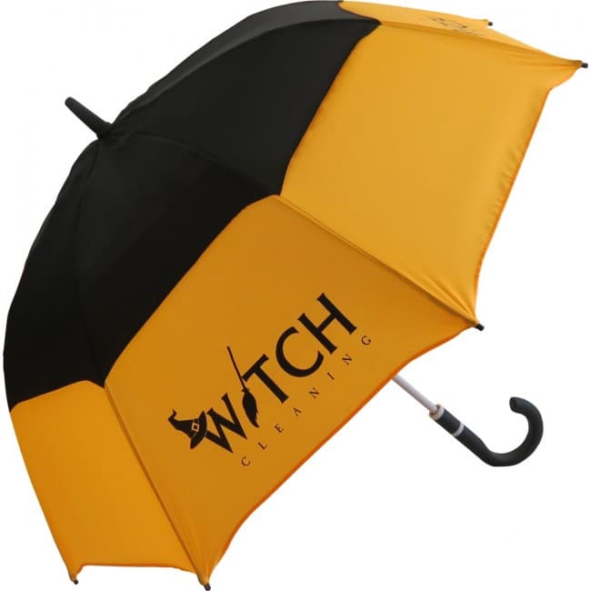 Custom Printed FARE Style UK Midsize Vented Umbrella - Image 1