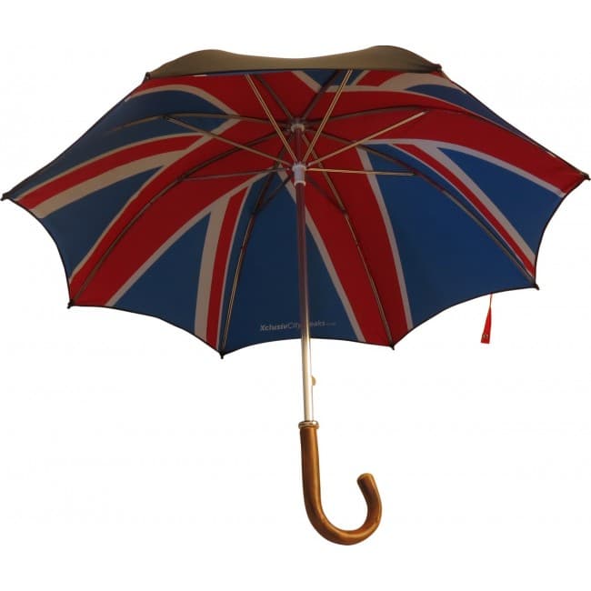 Custom Printed London City Union Jack Umbrella - Image 2