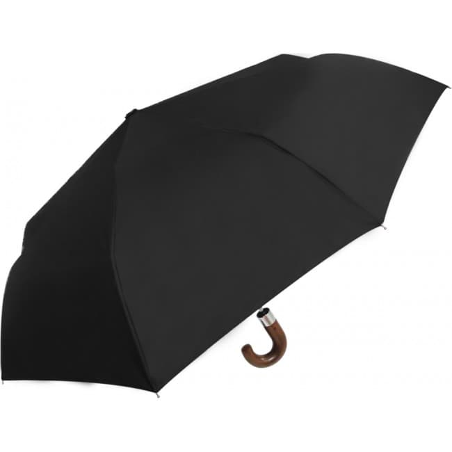 Custom Printed Deluxe Woodcrook Telescopic Umbrella - Image 1