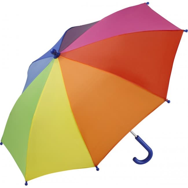 Custom Printed Childrens Rainbow Umbrella  - Image 1