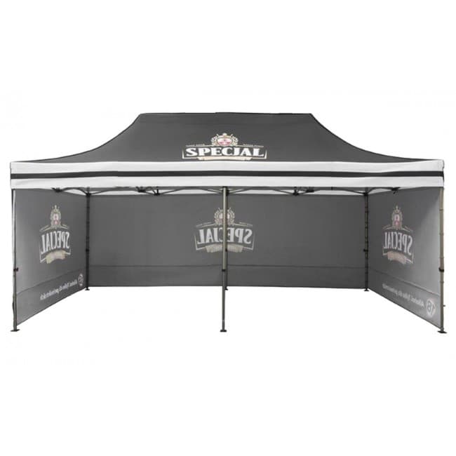 Custom Printed 6m x 3m Gazebo Including x3 Side Walls