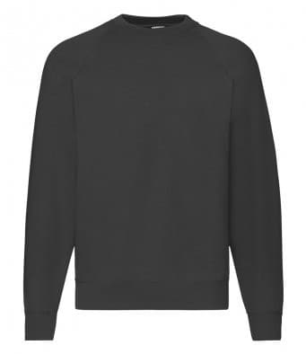 Custom Printed Fruit of the Loom Classic Raglan Sweatshirt - Image 2