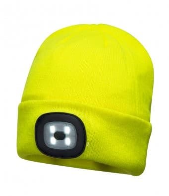 Custom Printed Portwest LED Head Light Beanie - Image 1