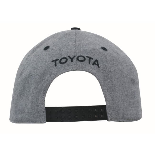 Custom Printed Grey Marle Flannel with Snap Back Pro Styling - Image 2