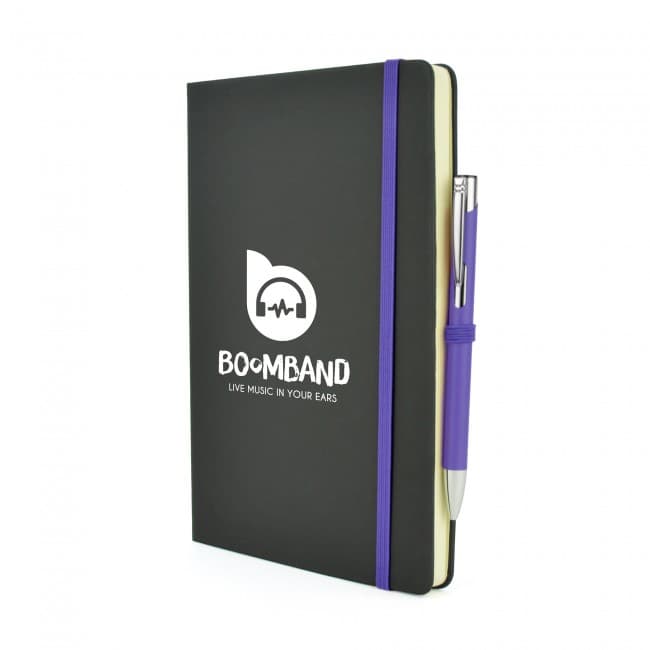 Custom Printed A5 Mole Mate Black Notebook - Image 4