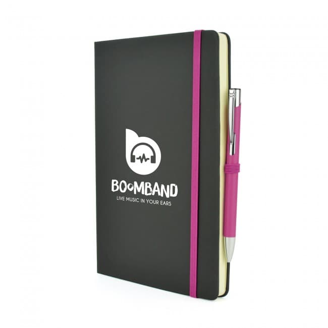 Custom Printed A5 Mole Mate Black Notebook - Image 5